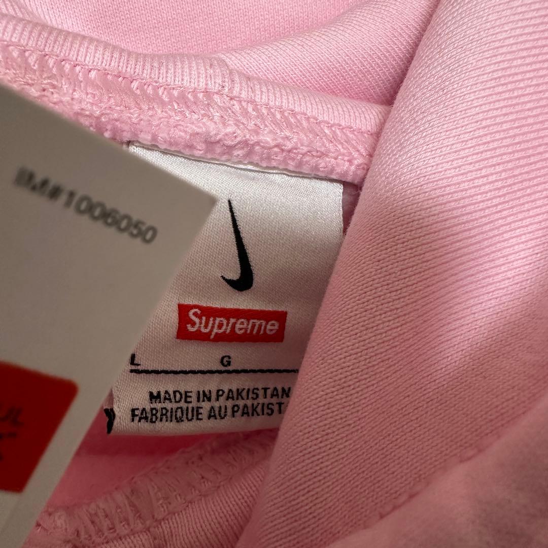 トップス Supreme Nike Hooded sweatshirt LightPink