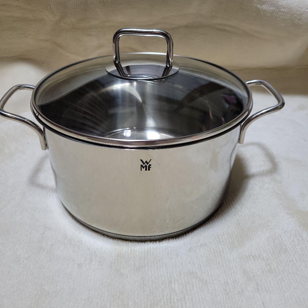 WMF TRANSTHERM 蓋つき両手鍋 24cm ステンレス IH対応