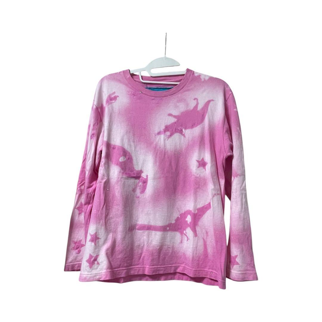 ラ*ト様 dinoworks ロンt ポーカーズ ピンク 長袖 1/13までこの