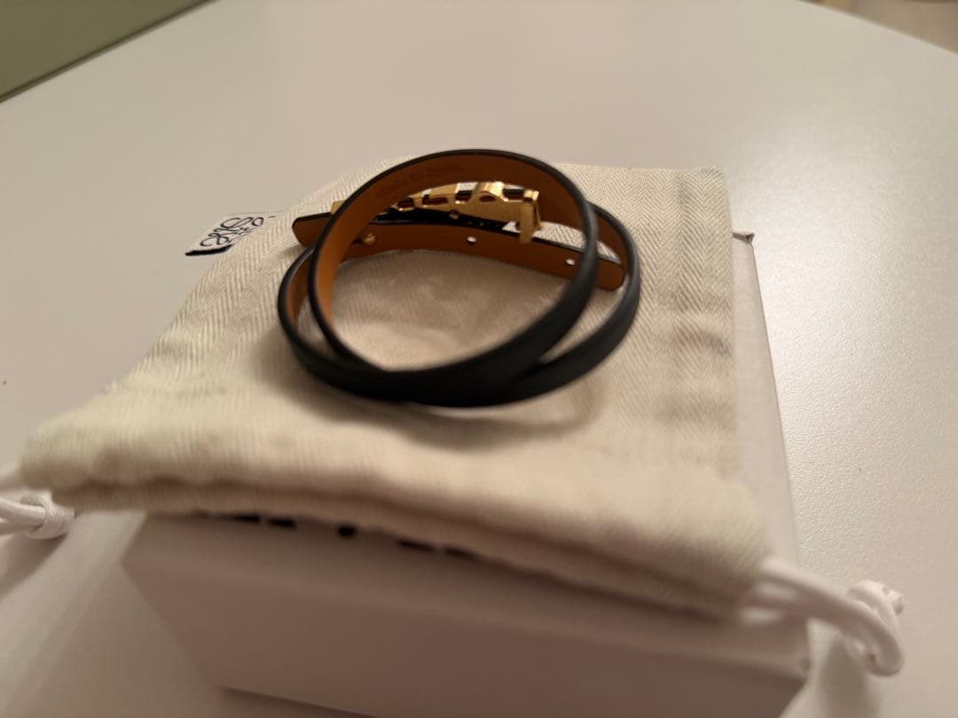 LOEWE ダブルラップ ロエベ ブレスレット（カーフ）