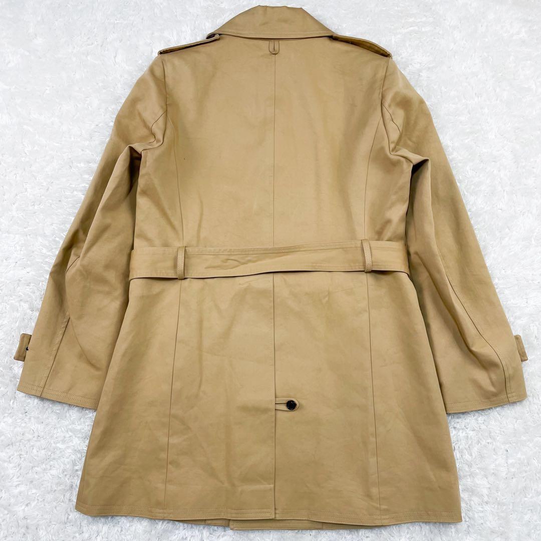 ☆☆☆ブラックフリース トレンチコート メンズ ベルト ロングコート