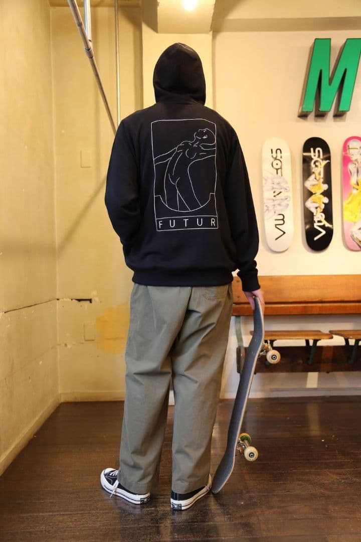 FUTUR × Graphpaperｘループウィラー　SWEAT PARKA