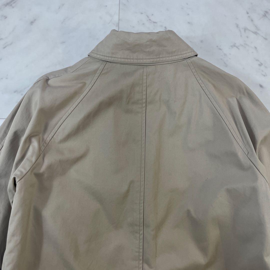 マーガレットハウエル ステンカラーロングコート サイズ1 ウール裏地 ベージュ