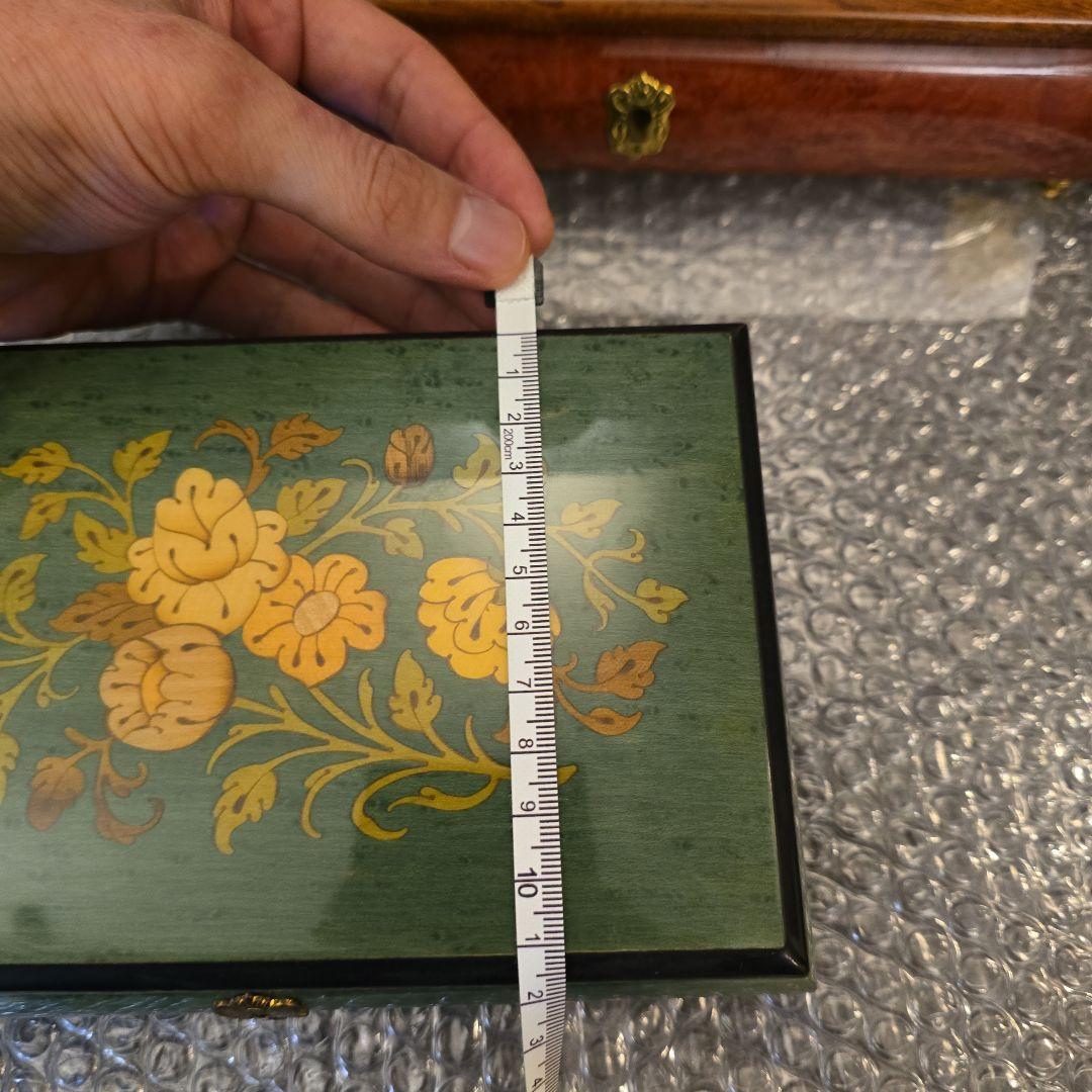 REUGE 花柄彫刻 木製アクセサリーケースセット