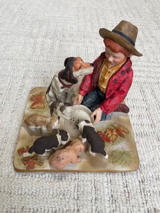 しんしん　ノーマン・ロックウェル　置物