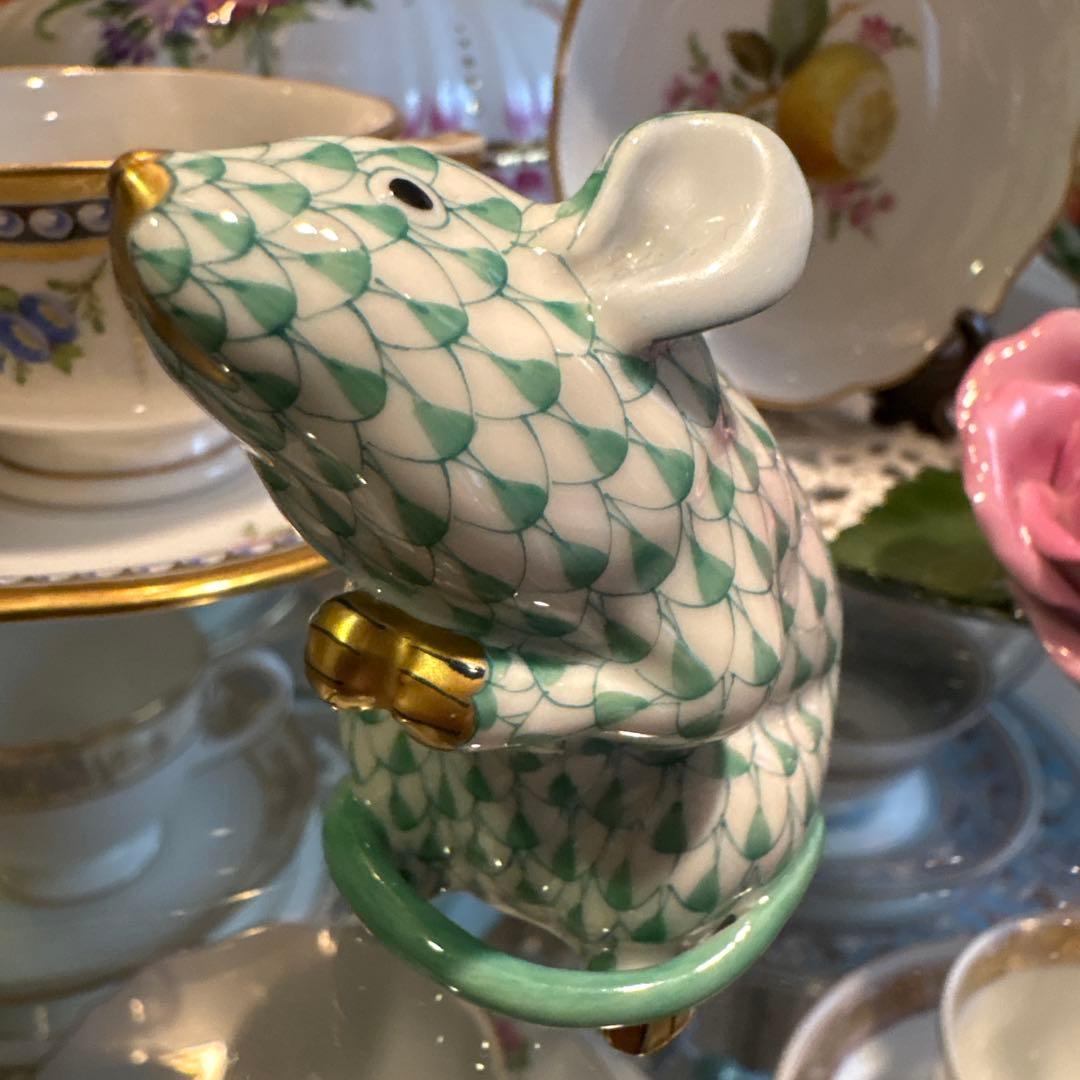 HEREND ヘレンド フィギュリン ネズミ　干支