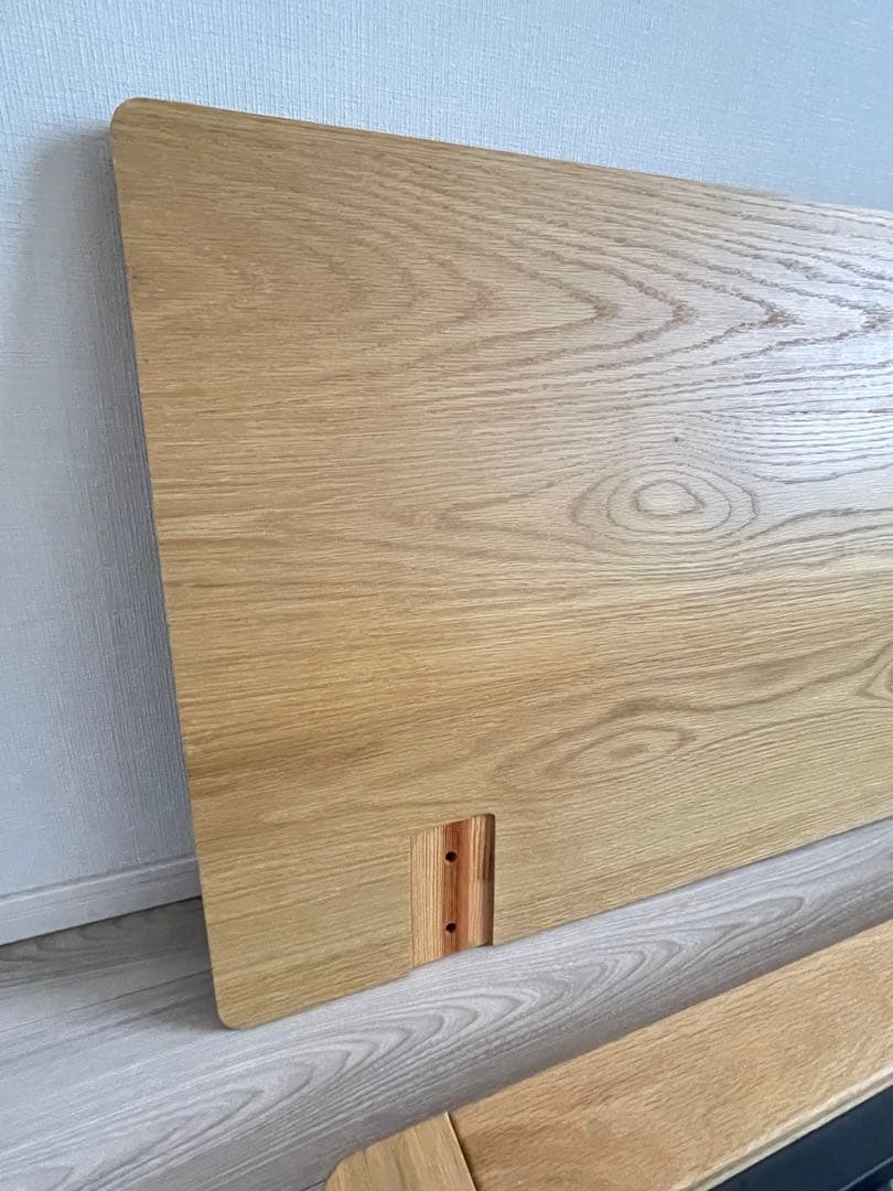 無印良品　ダブルベッドフレーム　オーク