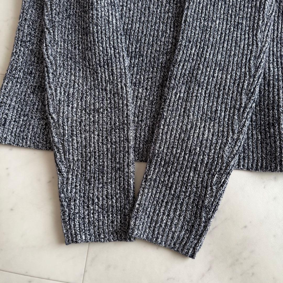 美品 ギャルリーヴィー コットンカシミヤウール ミックス ニットプルオーバー