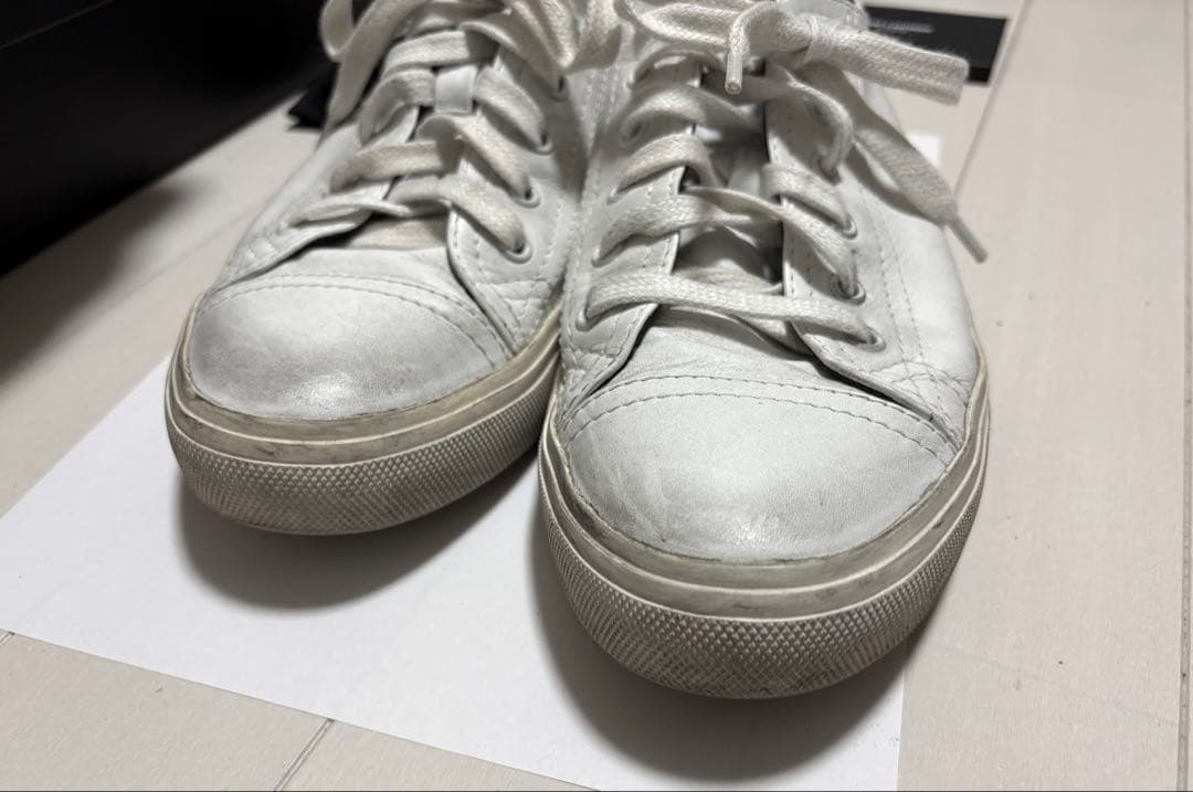 【美品・付属品完備】Saint laurent マリブー レザースニーカー