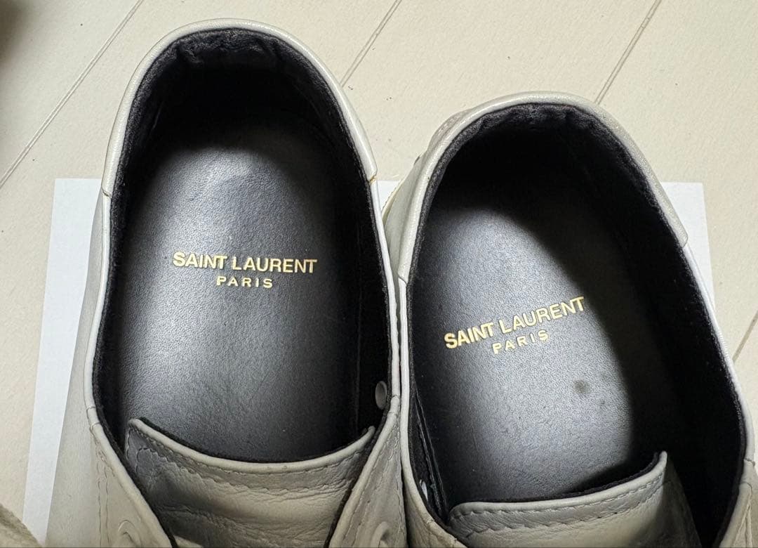 【美品・付属品完備】Saint laurent マリブー レザースニーカー