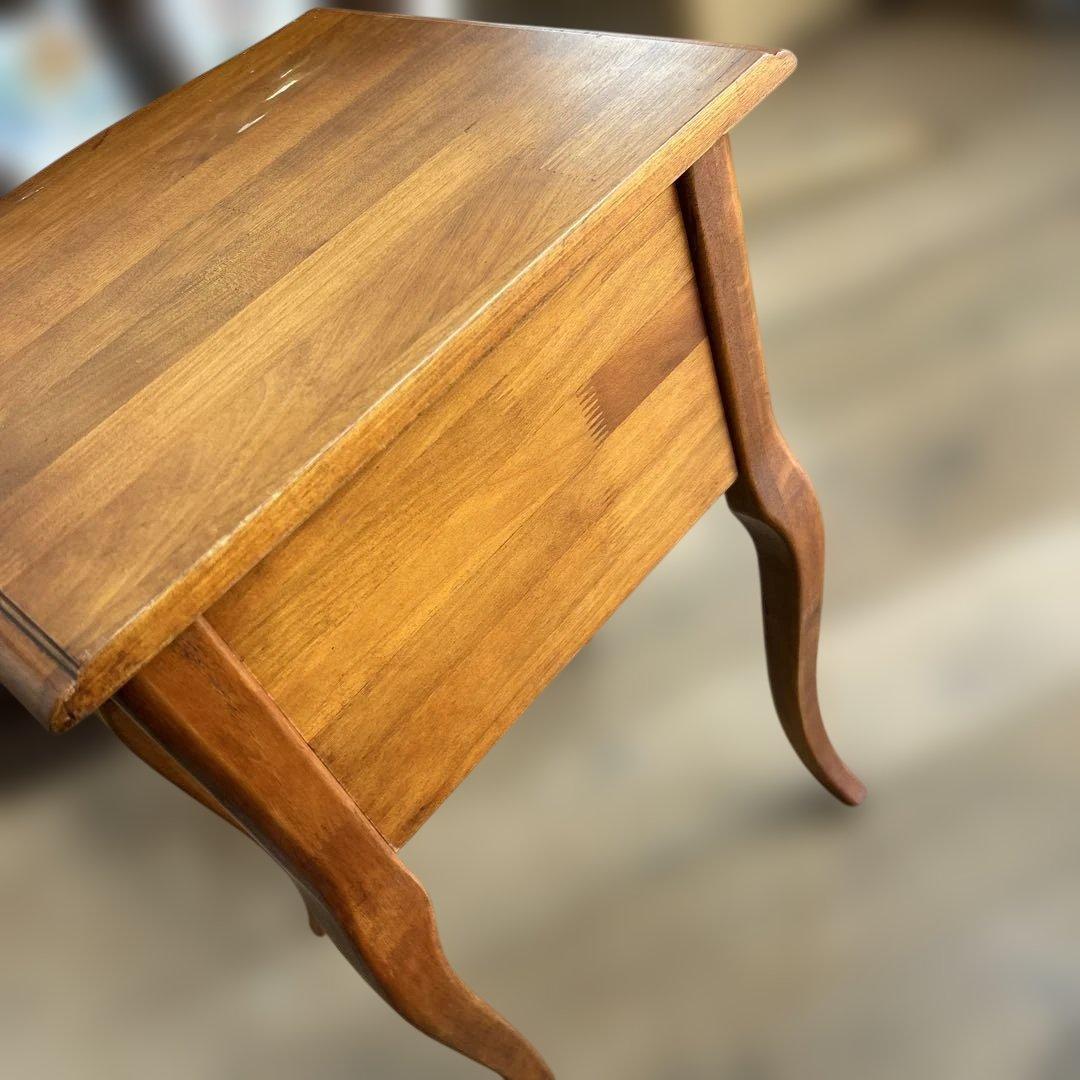 アンティーク調 猫脚 チェスト サイドテーブル コンソール 花台 電話台