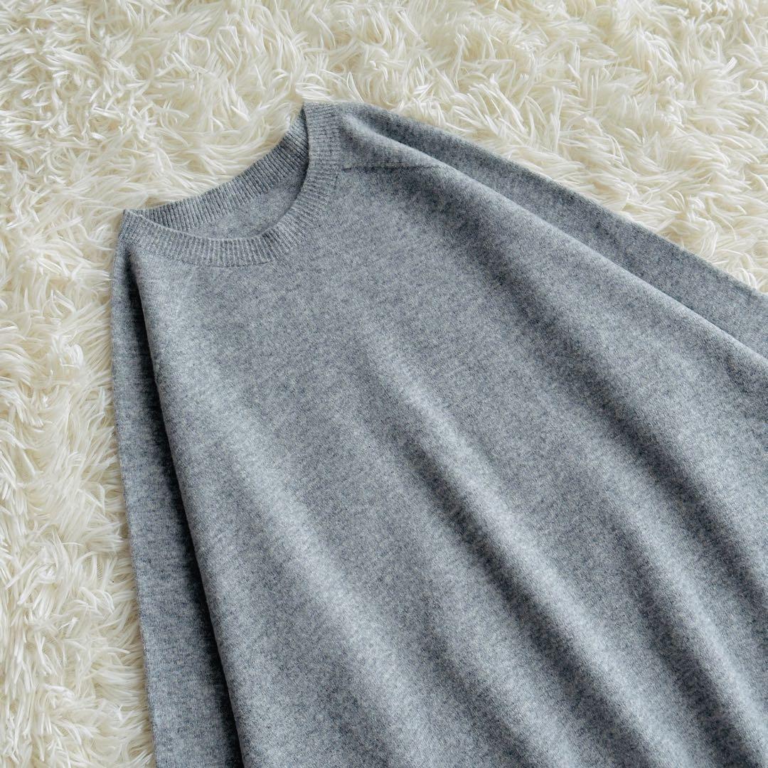 【極美品】ドゥーズィエムクラス　CAPRIクルーネックプルオーバー　グレー