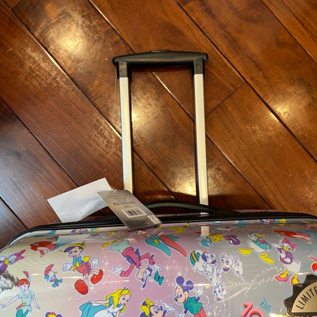 【ロサンゼルス購入】ディズニー100周年限定キャリーケースミッキースーツケース