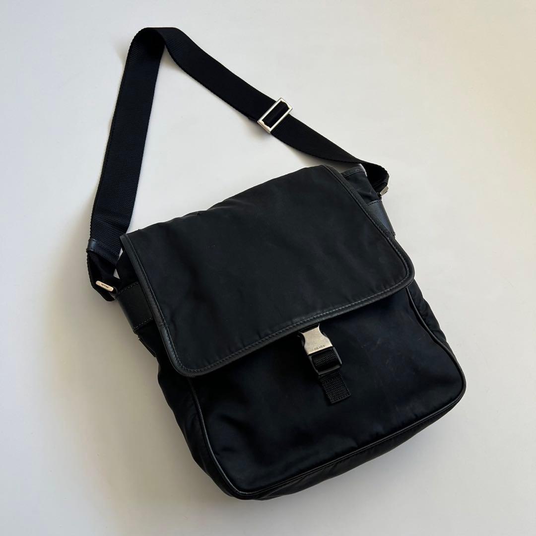 バッグ PRADA TESSUTO NYLON LOGO SHOULDER BAG