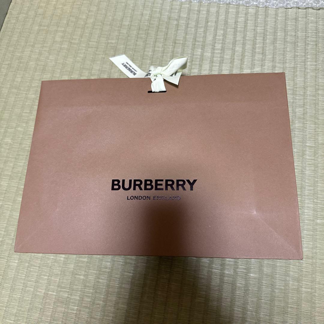 BURBERRY ストライプスカーフシュシュ アーカイブベージュ