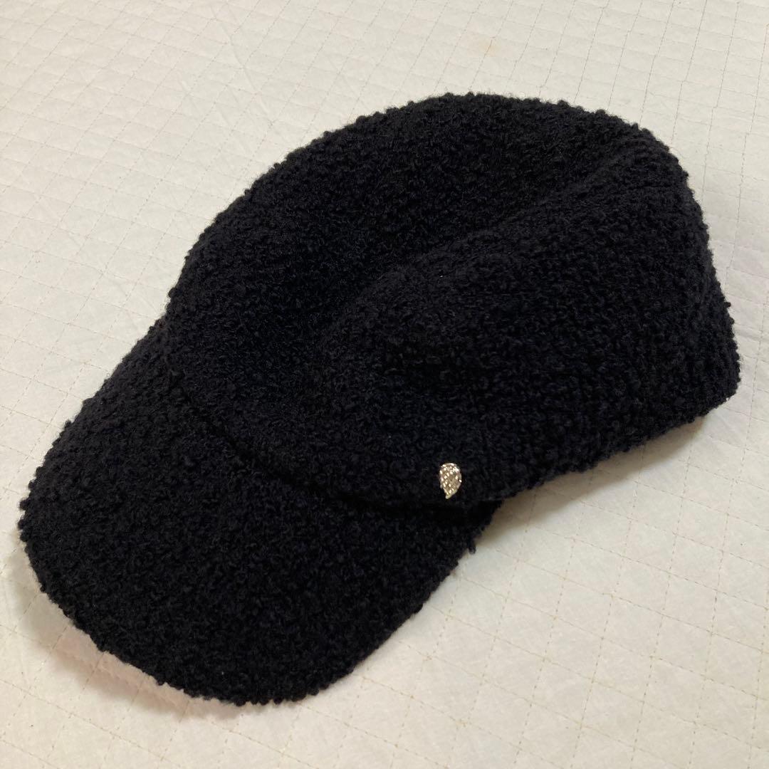 【新品未使用品】ヘレンカミンスキー黒キャップ