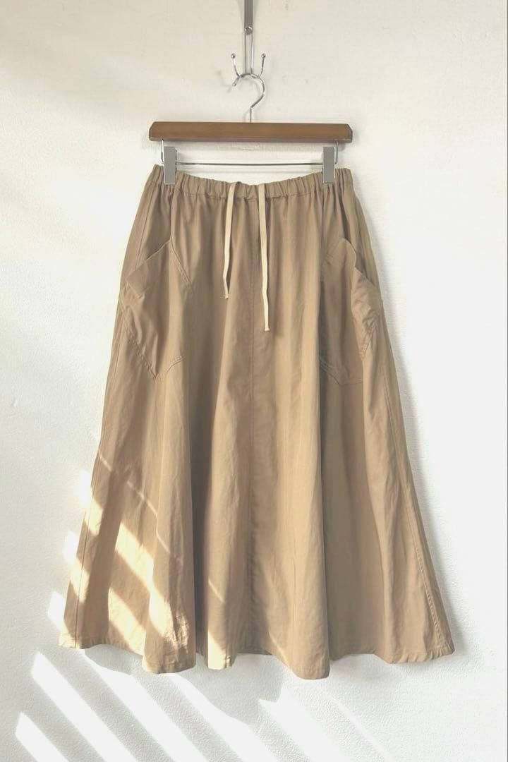 Y's for livingヨウジヤマモト　春夏ギャザースカート　コットン　ゴム