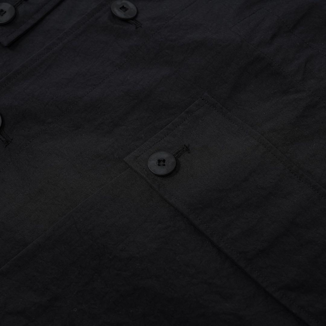 ジャケット・アウター OVY Euro Military Nylon Over Coat black