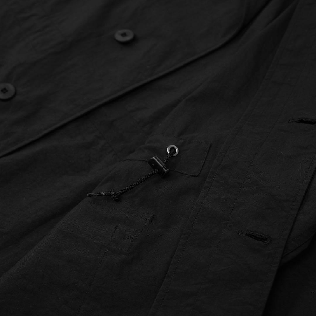 ジャケット・アウター OVY Euro Military Nylon Over Coat black