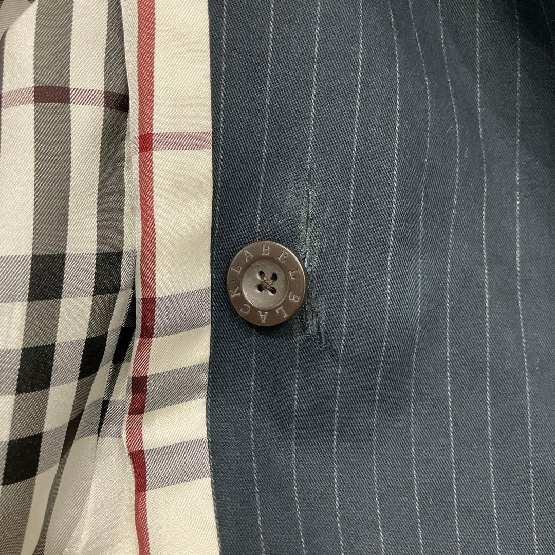 【希少サイズ】XL バーバリーブラックレーベル　ロングトレンチコート　ノバチェ