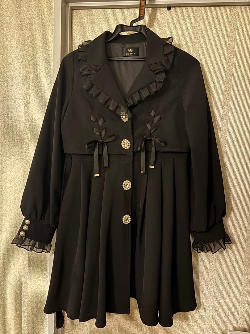 シアーフリルトレンチコート