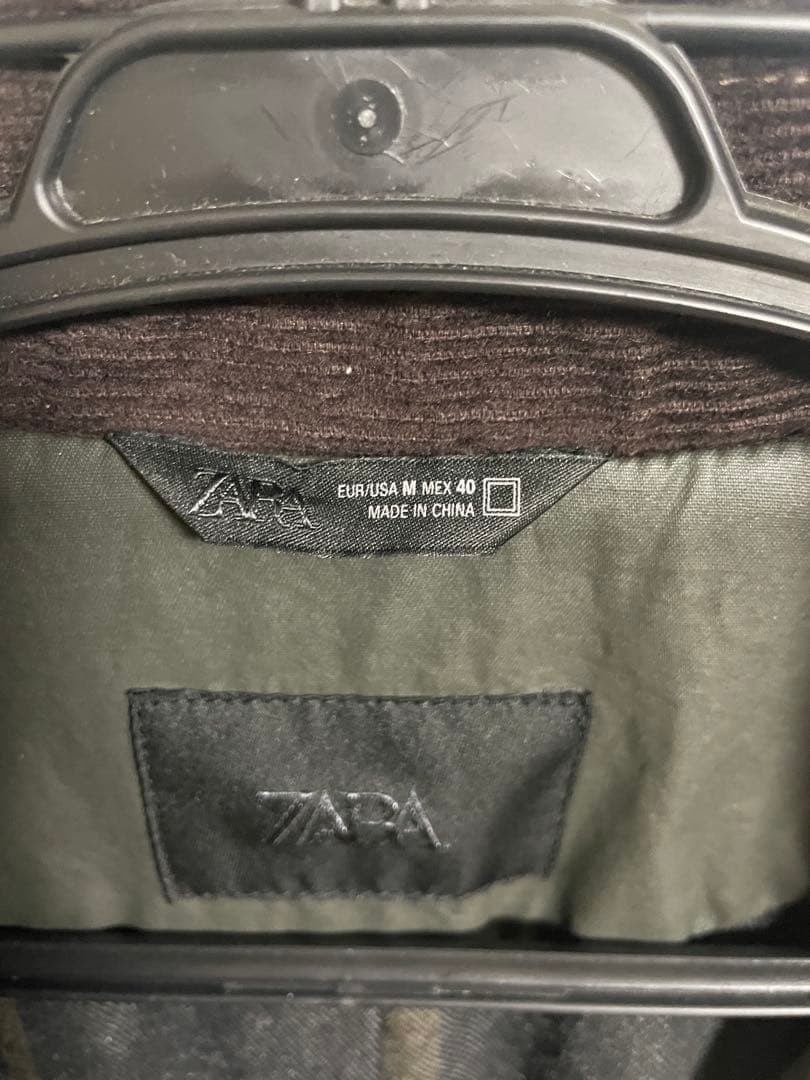 ZARA ワックスフィニッシュトレンチコート