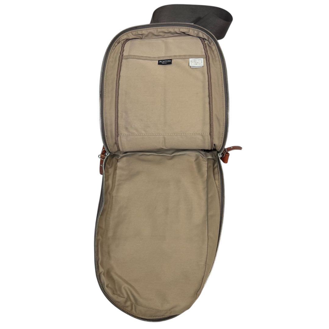 【美品】ポーター 吉田カバン ルート スリングショルダーバッグ