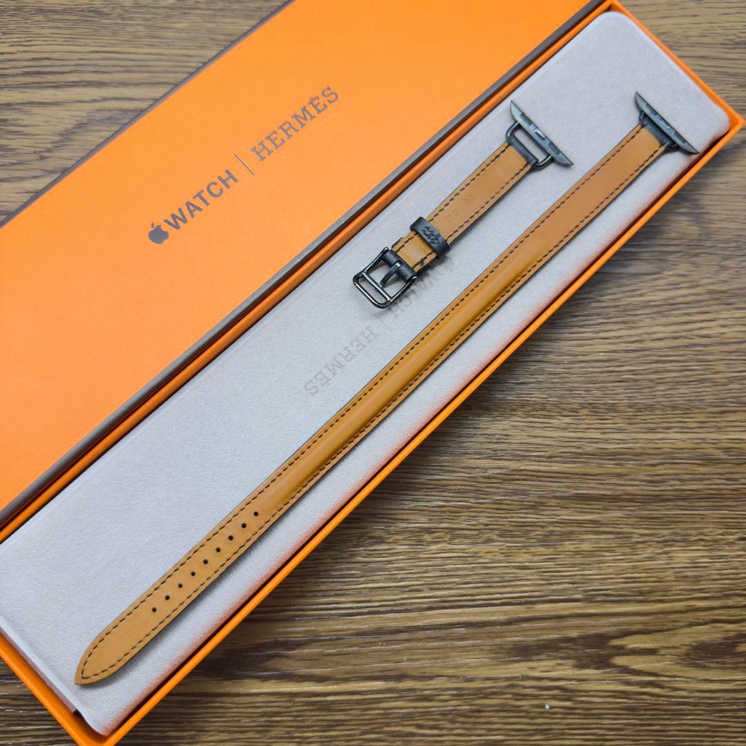 2997 ほぼ未使用　Apple Watch エルメス　ブラックドゥブルトゥール