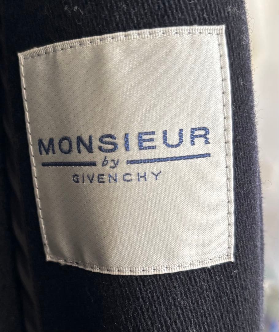 GIVENCHY フード付きコート ブラック　サイズ46