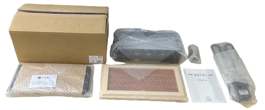 ★未使用★ 長谷園 シーズヒーターコンロ あぶり名人 長角型 伊賀焼窯元