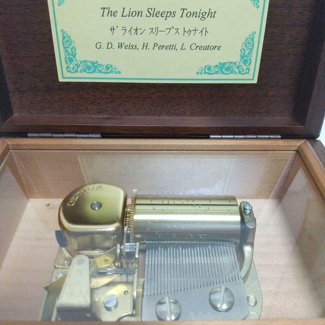 美品〈ライオンキングのあの曲〉30弁オルフェウス/高級オルゴール/楽しいリズム♪