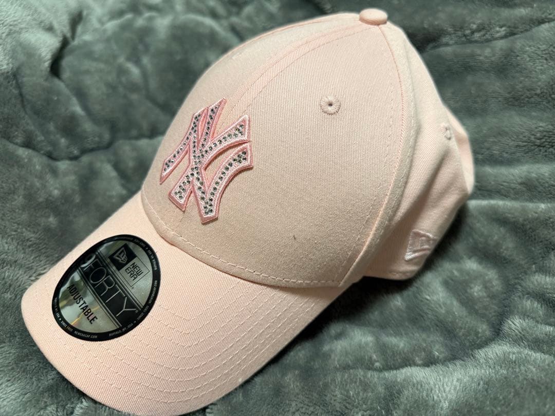 ニューエラ 9FORTYRhinestone ピンクキラキラ