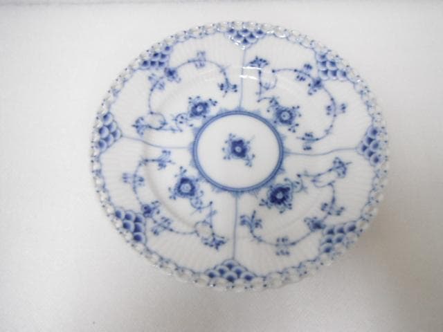 220/ロイヤルコペンハーゲン ブルーフルーテッド フルレース プレート 計5枚