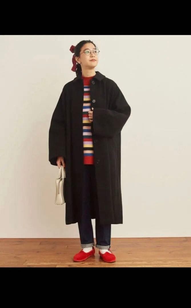 fig London エアリアルパイル Phebe コート