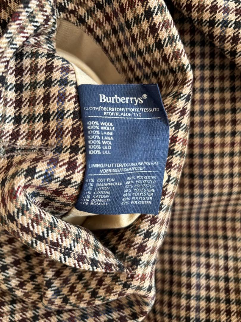 Burberry バーバリー　ヴィンテージ　イングランド製 リバーシブルコート