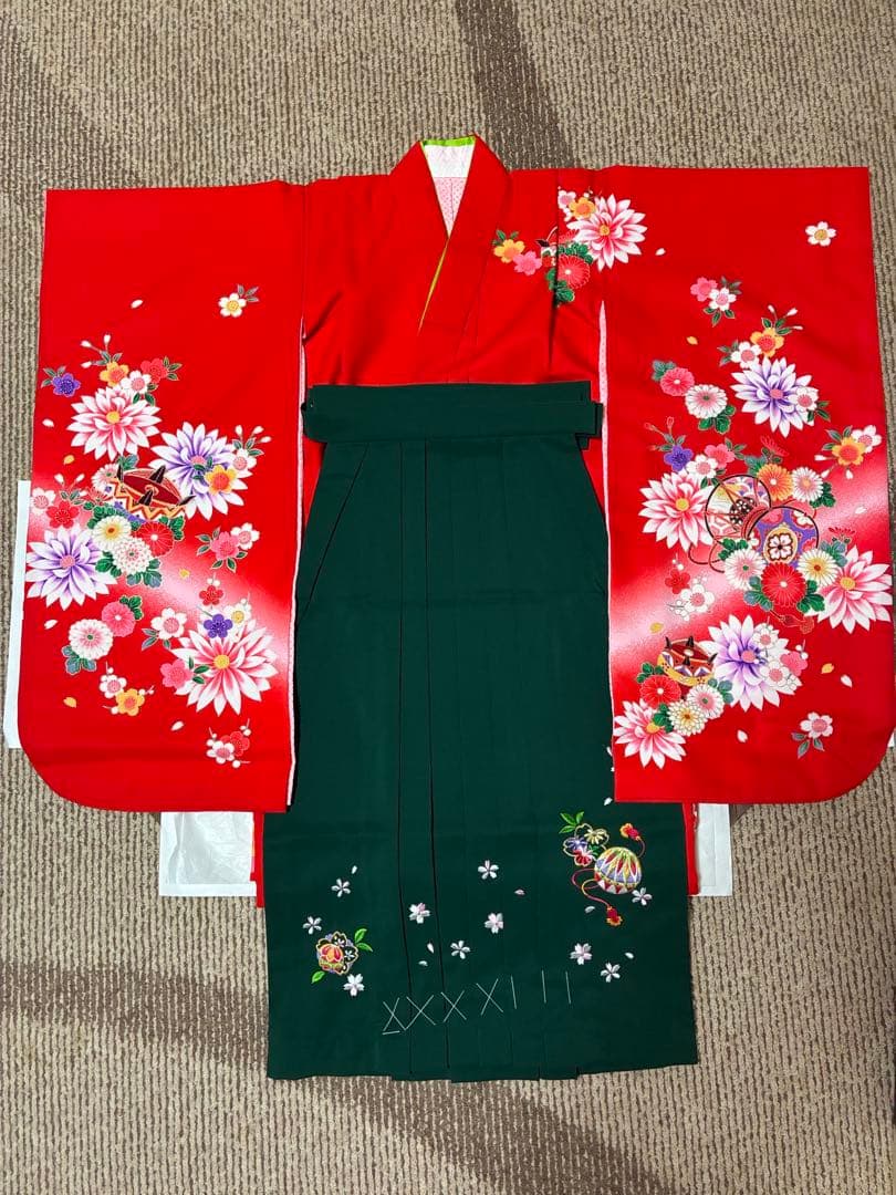 卒園式 袴セット 女児120サイズ