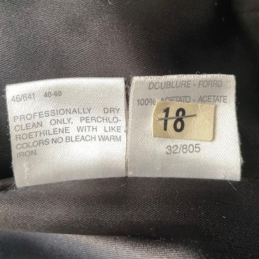 Max Mara　ステンカラーコート ウールコート　チャコールグレー　40 L