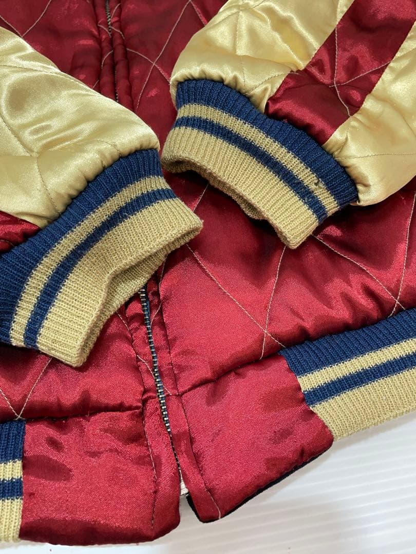 knmen129-0702 テーラー東洋　リバーシブルスカジャン　L