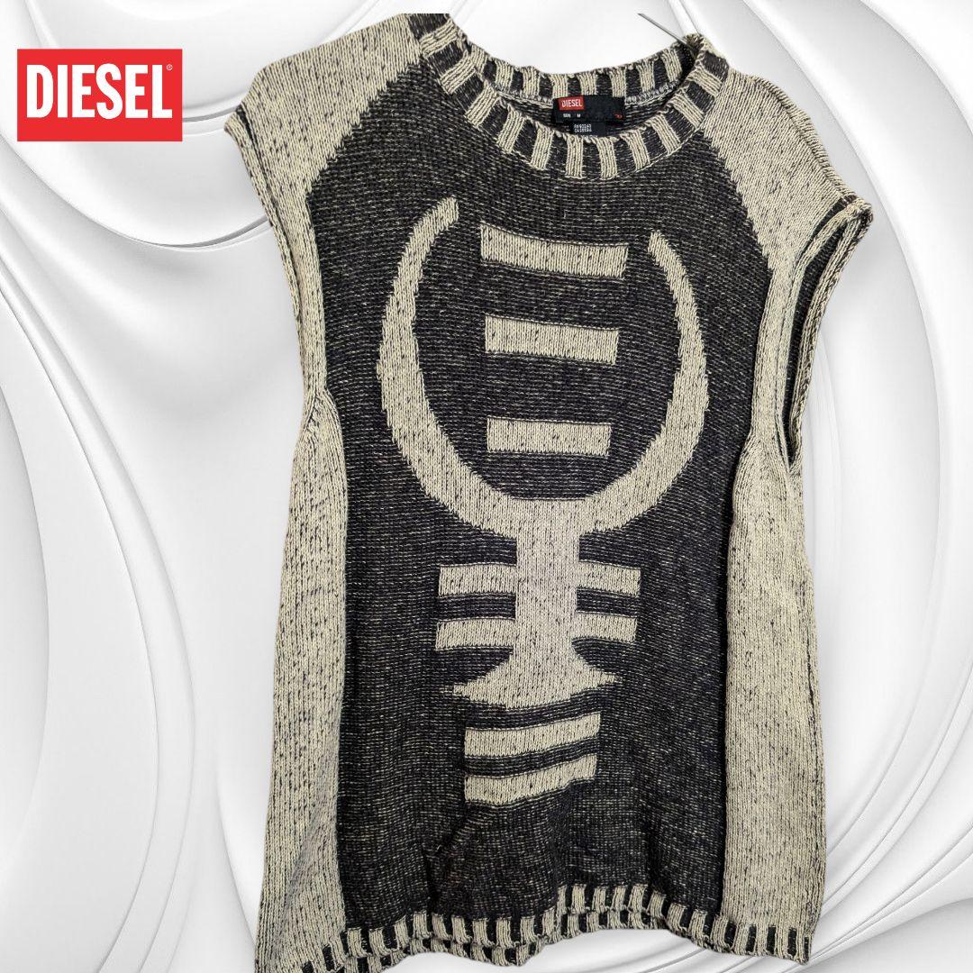 ［値下げ可］DIESEL ディーゼル M ノースリーブ イタリア製 美品 希少