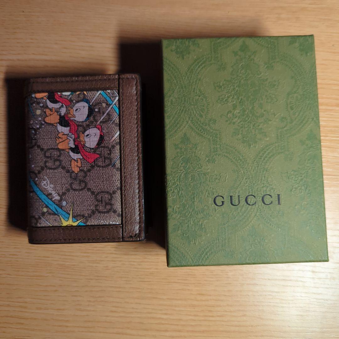 GUCCI　ディズニー ドナルドダック 二つ折り財布