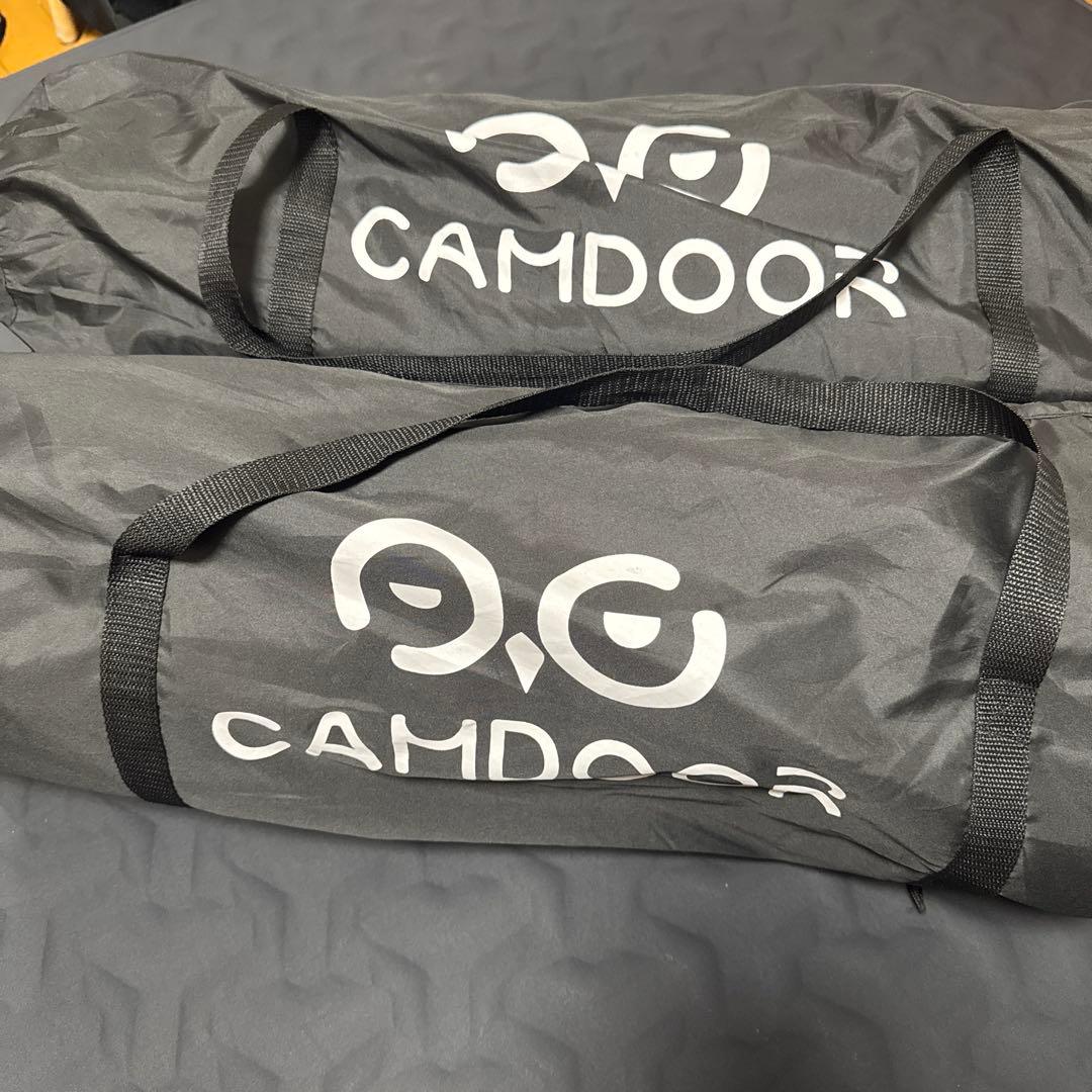 CAMDOOR インフレータブルマット　10cm 2枚セット　ブラック