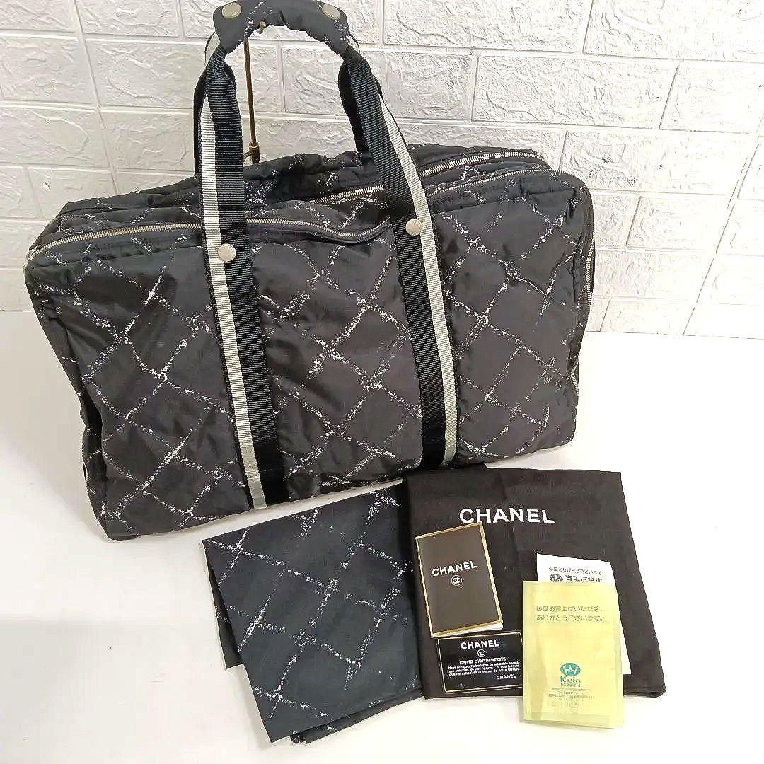 CHANEL ボストンバッグ ブラック　上40