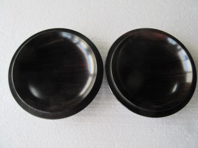 黒檀碁笥　直径１５０mm　未使用品