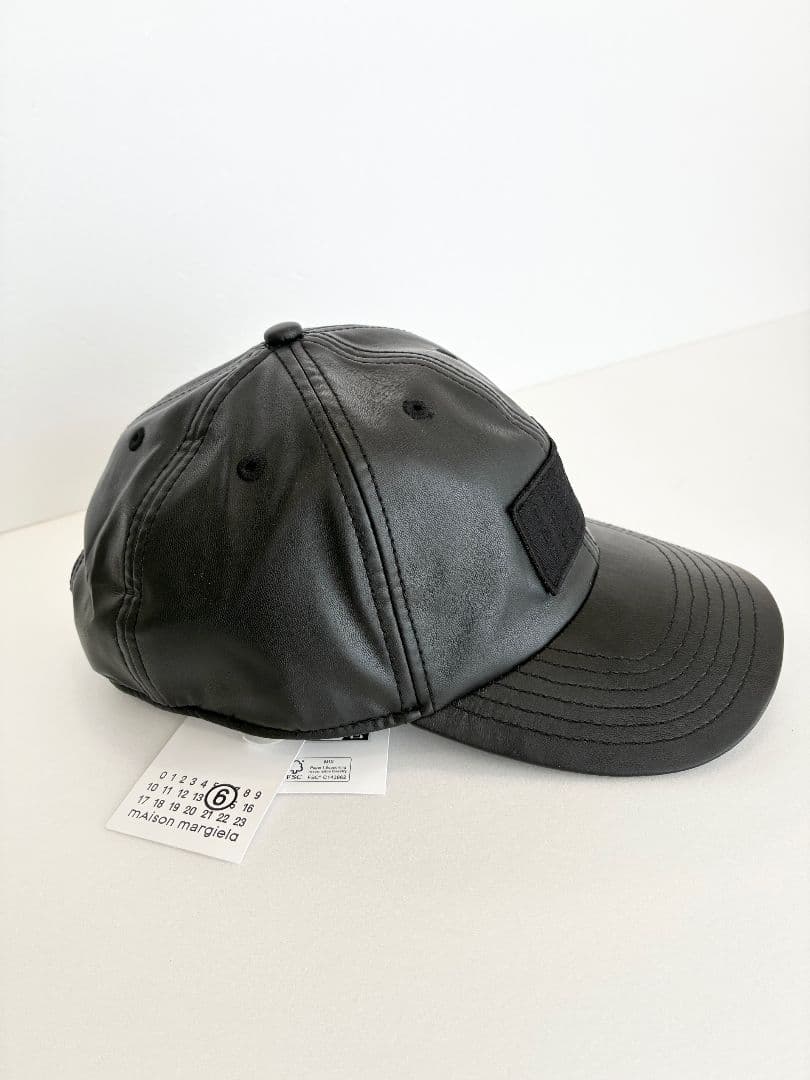 大人もOK! MM6 Maison Margiela ロゴラベルパッチ キャップ