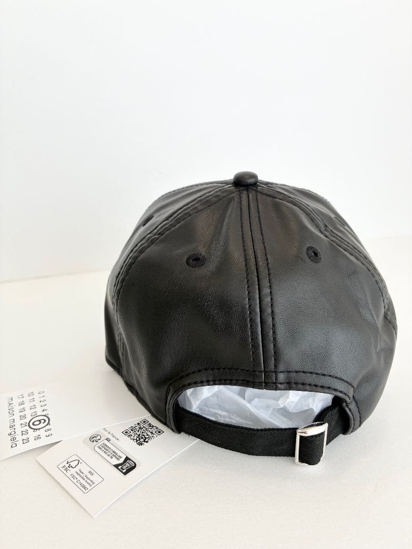 大人もOK! MM6 Maison Margiela ロゴラベルパッチ キャップ