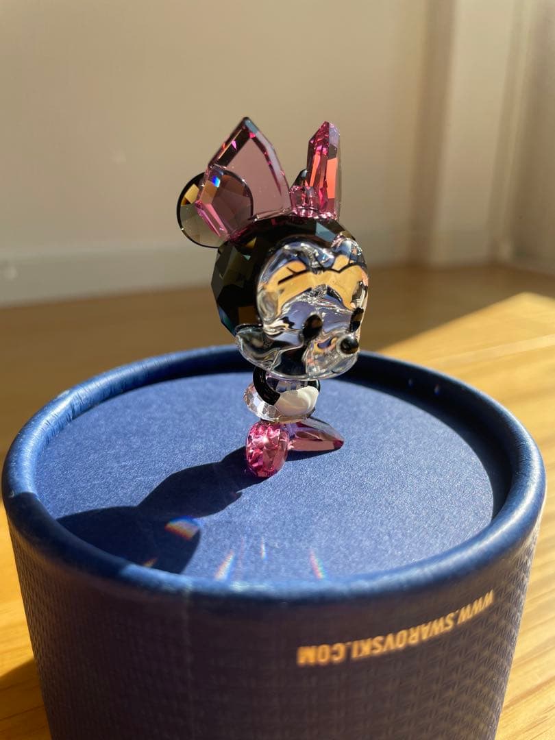 ミニーマウス クリスタルフィギュア