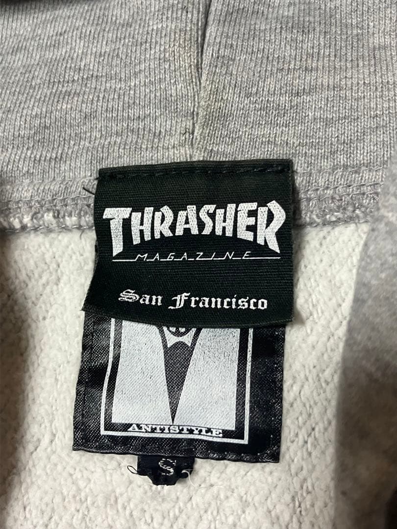 THRASHER スラッシャー ヘックスアンチスタイル パーカー フルジップ