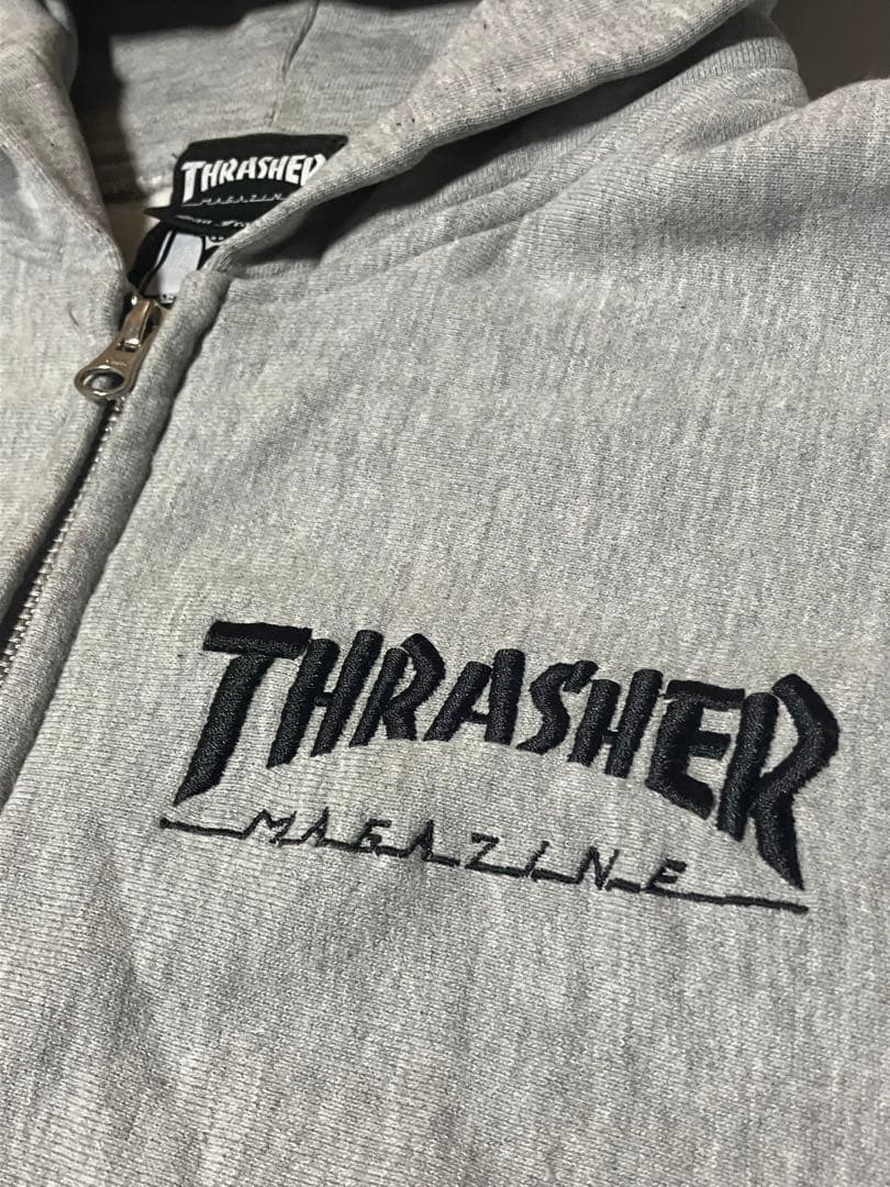 THRASHER スラッシャー ヘックスアンチスタイル パーカー フルジップ