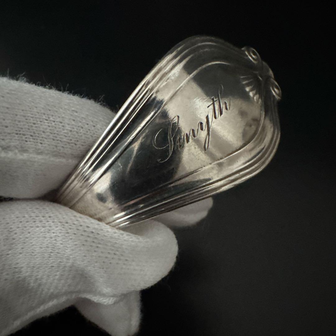 オールド　ティファニー バングル ブレスレット アンティーク シルバーカトラリー