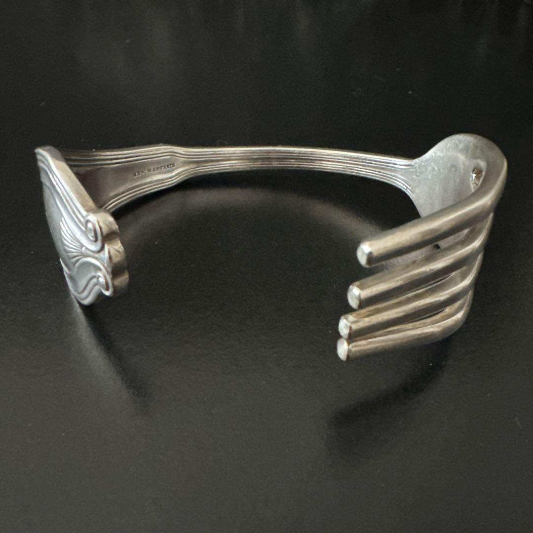 オールド　ティファニー バングル ブレスレット アンティーク シルバーカトラリー